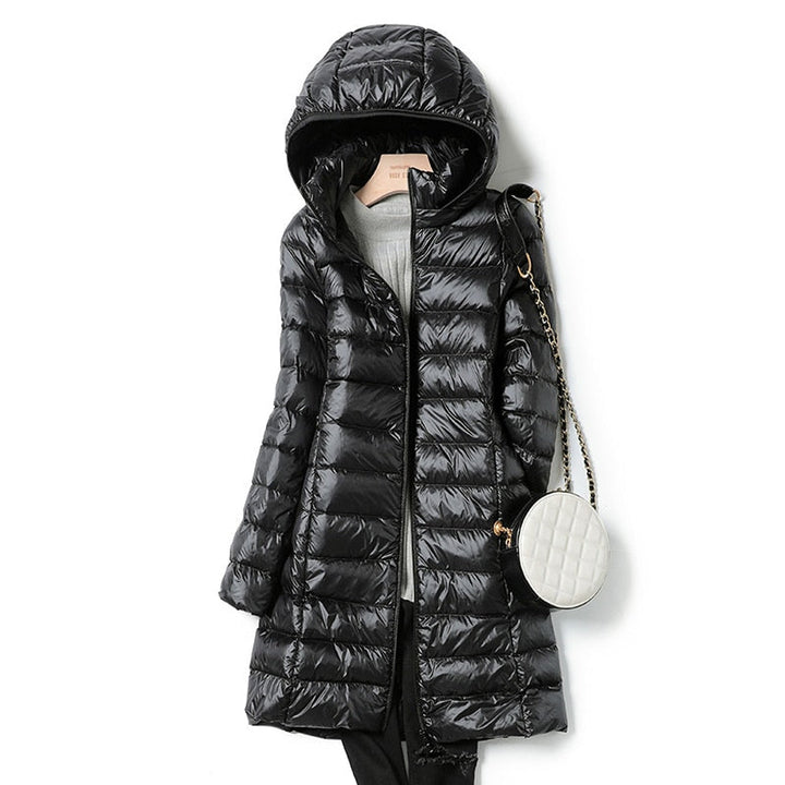 Lightweight Casual Women's Winter Jacket - Nova-Black-M-State of Style