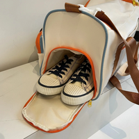 Lightweight Duffle Bag with Colour Blocks - FlexaBag-State of Style