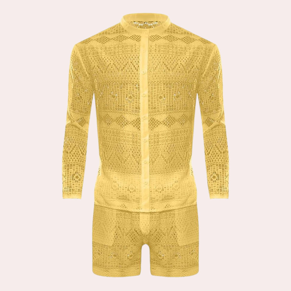 Lightweight Edge Somerset for Men - Cai-Yellow-S-State of Style