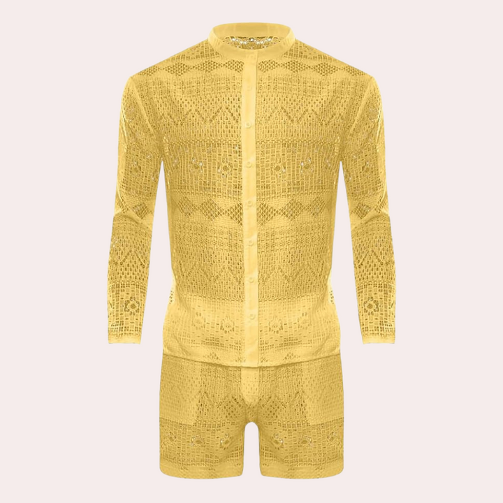 Lightweight Edge Somerset for Men - Cai-Yellow-S-State of Style