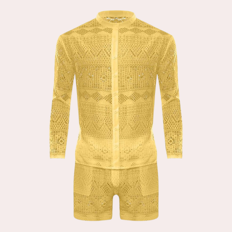 Lightweight Edge Somerset for Men - Cai-Yellow-S-State of Style