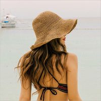 Lightweight, holiday-friendly summer beach hat for women – Debbie-Khaki-State of Style