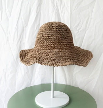 Lightweight, holiday-friendly summer beach hat for women – Debbie-Khaki-State of Style