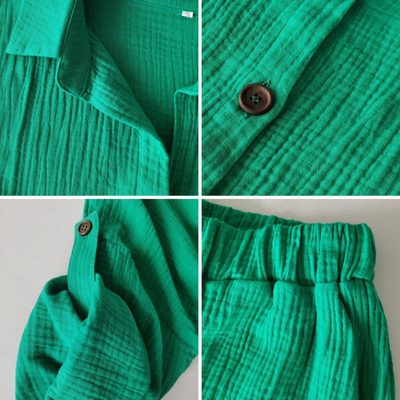 Lightweight Ladies Summer Set in Multiple Colours – Fayenne-White-S-State of Style