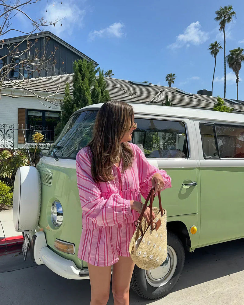 Lightweight leisure outfit for women – Solenne-Green-S-State of Style