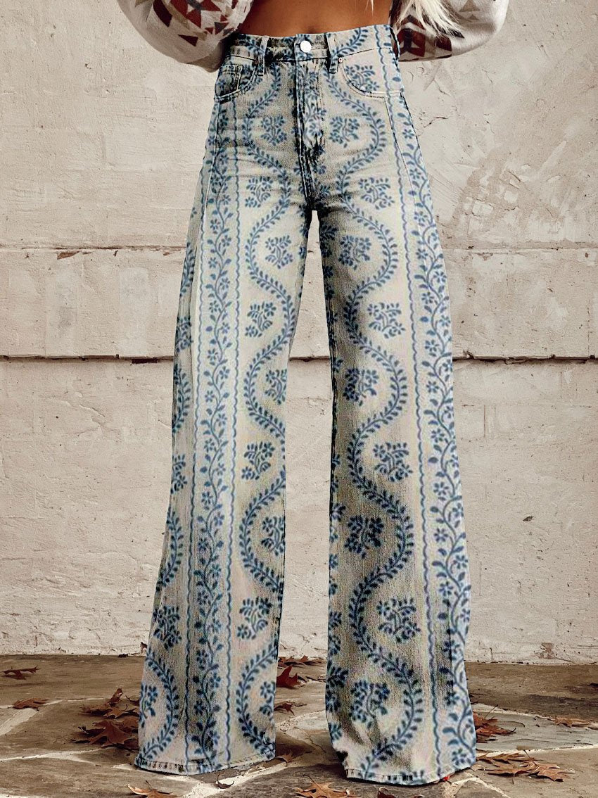 Lightweight Long Ladies Trousers - Lina-Blue-S-State of Style