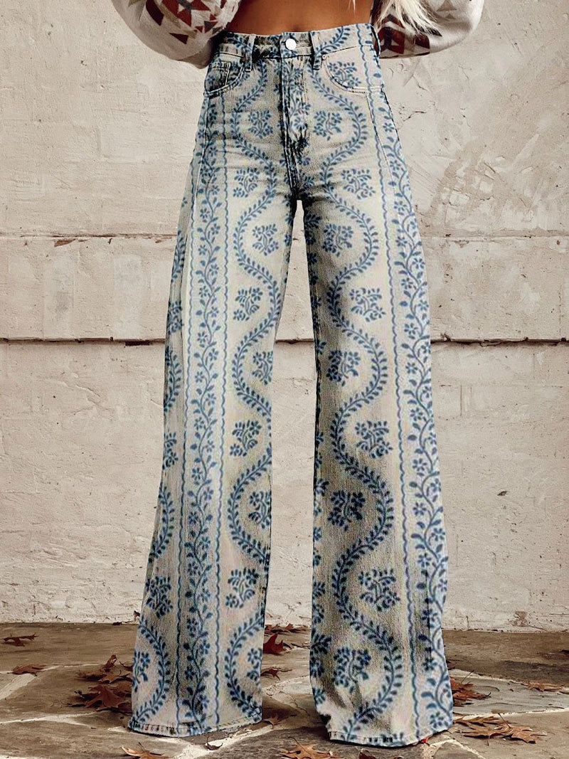 Lightweight Long Ladies Trousers - Lina-Blue-S-State of Style