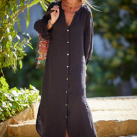 Lightweight Long Summer Dress - Naomi-White-2XS-State of Style