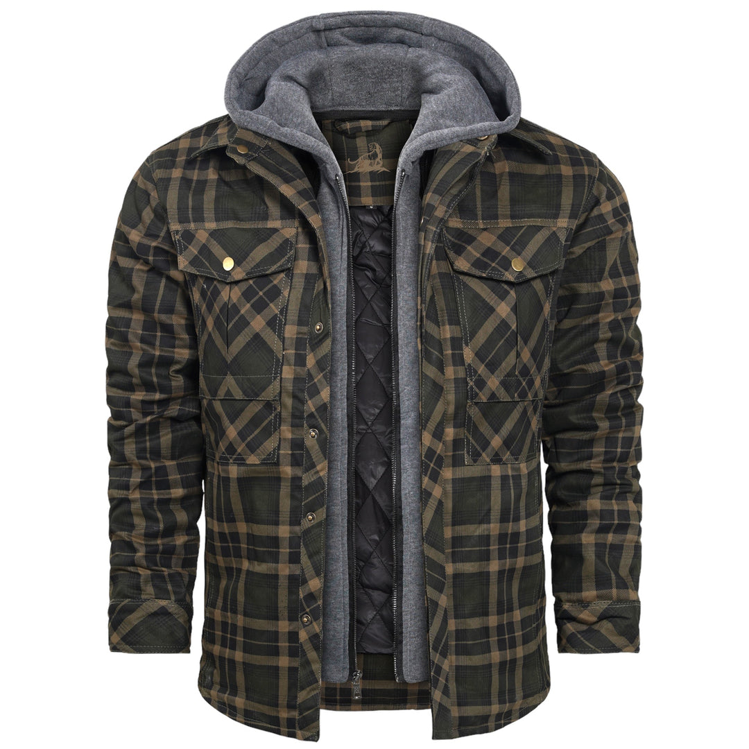 Lightweight Men's Autumn Jacket - Vertex-Dark Olive Green-S-State of Style