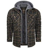 Lightweight Men's Autumn Jacket - Vertex-Dark Olive Green-S-State of Style