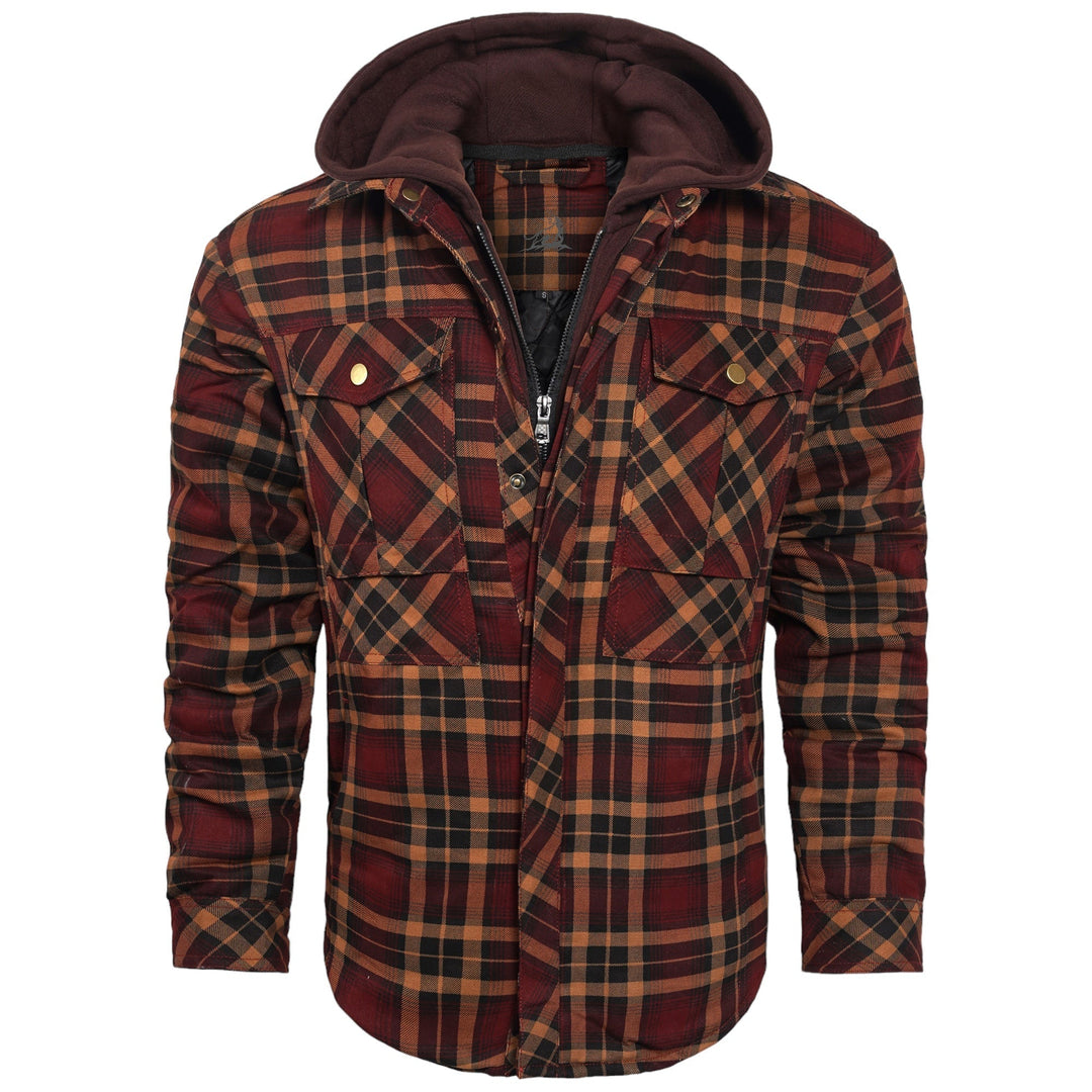 Lightweight Men's Autumn Jacket - Vertex-Dark Orange-S-State of Style