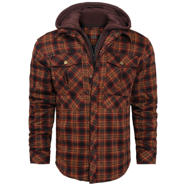 Lightweight Men's Autumn Jacket - Vertex-Dark Orange-S-State of Style