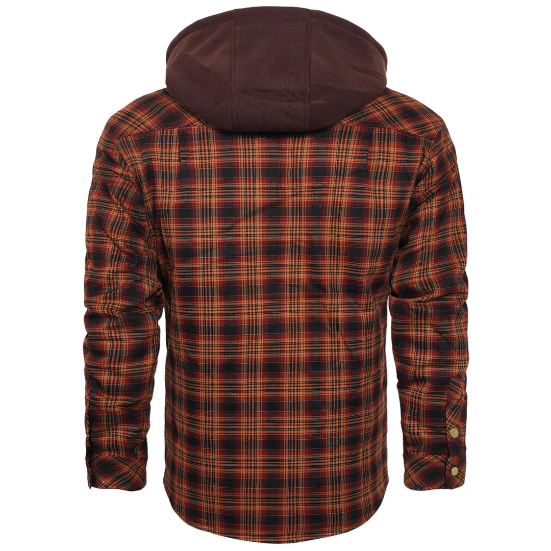 Lightweight Men's Autumn Jacket - Vertex-Dark Orange-S-State of Style