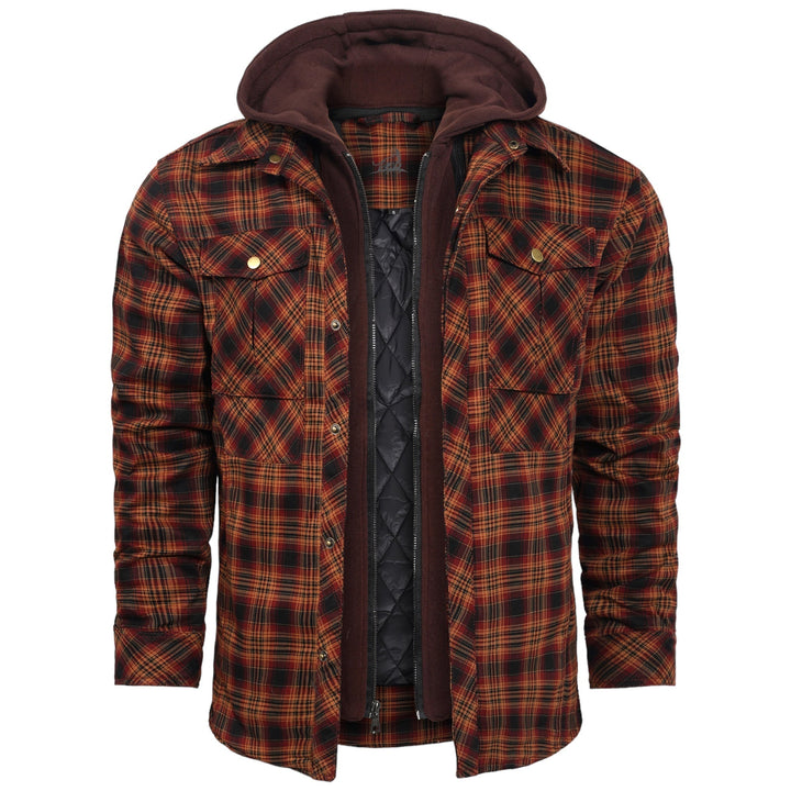 Lightweight Men's Autumn Jacket - Vertex-Dark Orange-S-State of Style