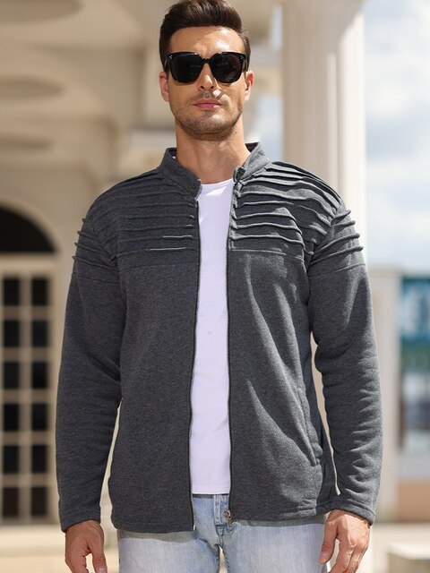 Lightweight Men's Biker Vest for Summer – Ridge-Gray-S-State of Style