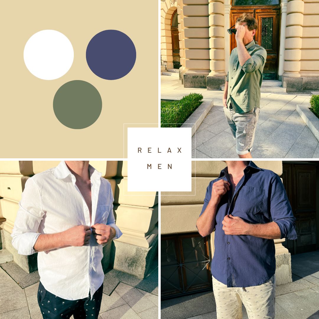 Lightweight Men's Cotton Shirt - Elias-Green-M-State of Style