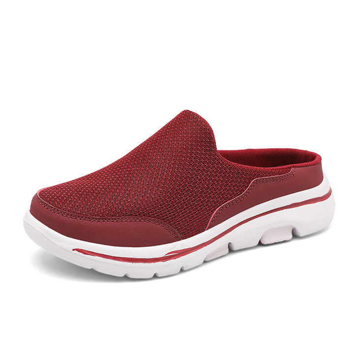Lightweight Men's Slip-On Slippers with Comfortable Footbed - Lucas-Red-3.0-State of Style