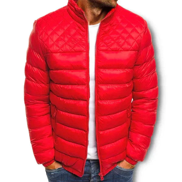 Lightweight Men's Summer Jacket with Sporty Cut – Boaz-Red-S-State of Style