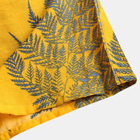 Lightweight Men's Summer Shirt with Modern Cut – Jaxon-Yellow-S-State of Style