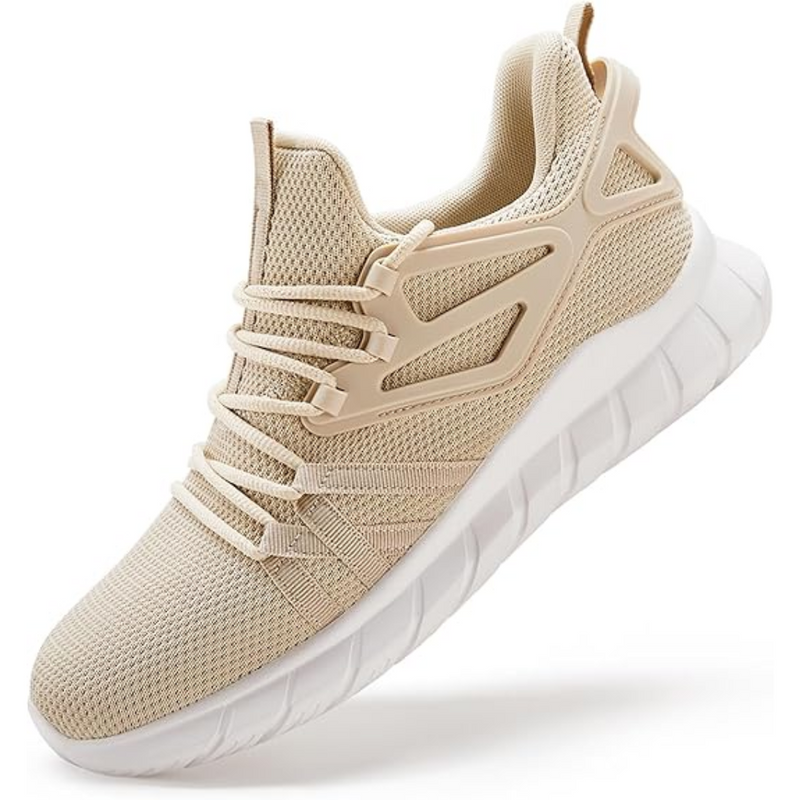 Lightweight Mesh Women's Hiking Sneakers - Georgia-Beige-3.5-State of Style