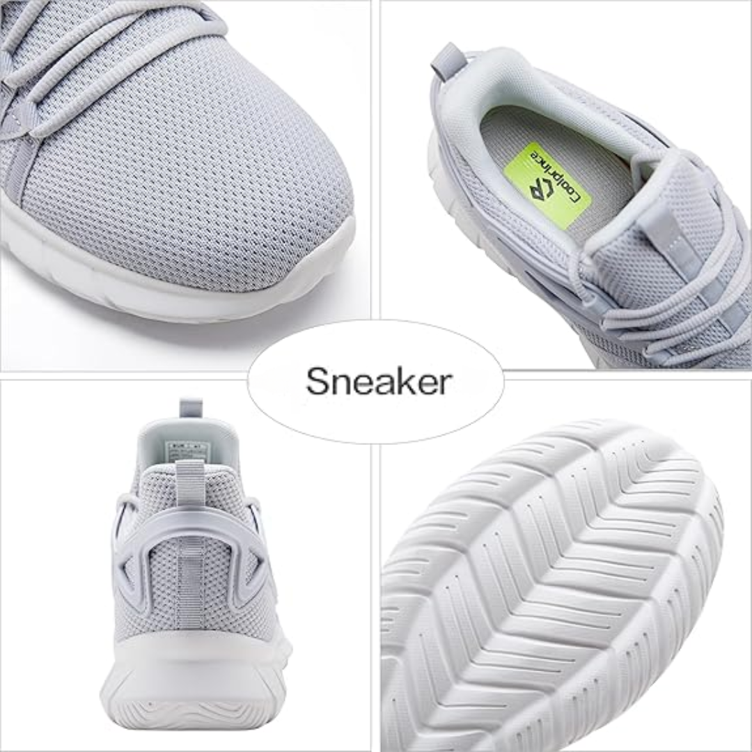 Lightweight Mesh Women's Hiking Sneakers - Georgia-Black-3.5-State of Style