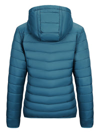 Lightweight Packable Women's Windbreaker with Hood - Aria-Black-XS-State of Style
