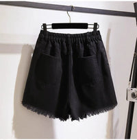 Lightweight Plus Size Denim Shorts | Ultimate Summer Comfort-Black-5XL-State of Style