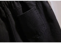 Lightweight Plus Size Denim Shorts | Ultimate Summer Comfort-Black-5XL-State of Style