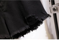 Lightweight Plus Size Denim Shorts | Ultimate Summer Comfort-Black-5XL-State of Style