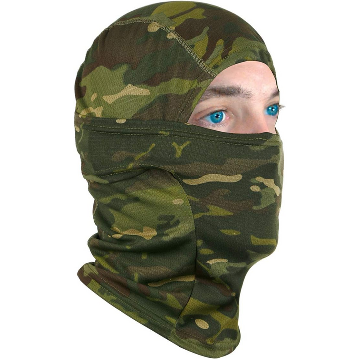 Lightweight Ski Mask with UV Protection - AlpineShield-Forest camouflage-State of Style