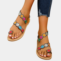 Lightweight Summer Sandals for Women - Lina-Multicolored-3-State of Style