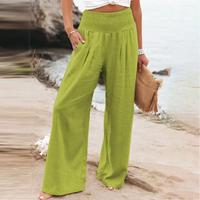 Lightweight Summer Trousers - Solana-Light Green-S-State of Style