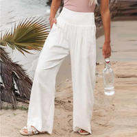 Lightweight Summer Trousers - Solana-White-S-State of Style