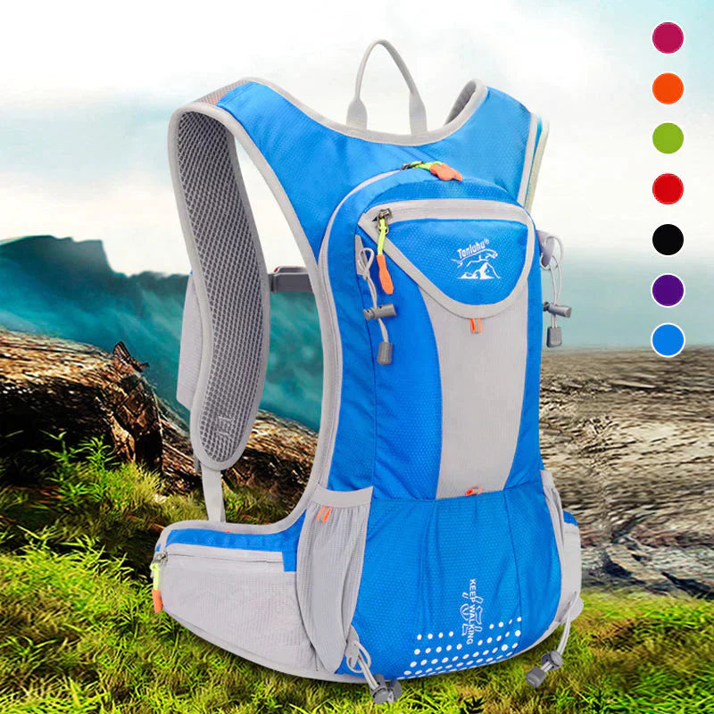 Lightweight, Waterproof & Built-in Hydration Bladder – AquaPack-Blue-State of Style