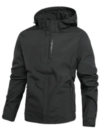 Lightweight Waterproof Jacket for Men - Finn-Black-XS-State of Style