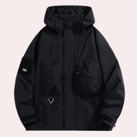 Lightweight Windbreaker for Men - Victor-Black-S-State of Style