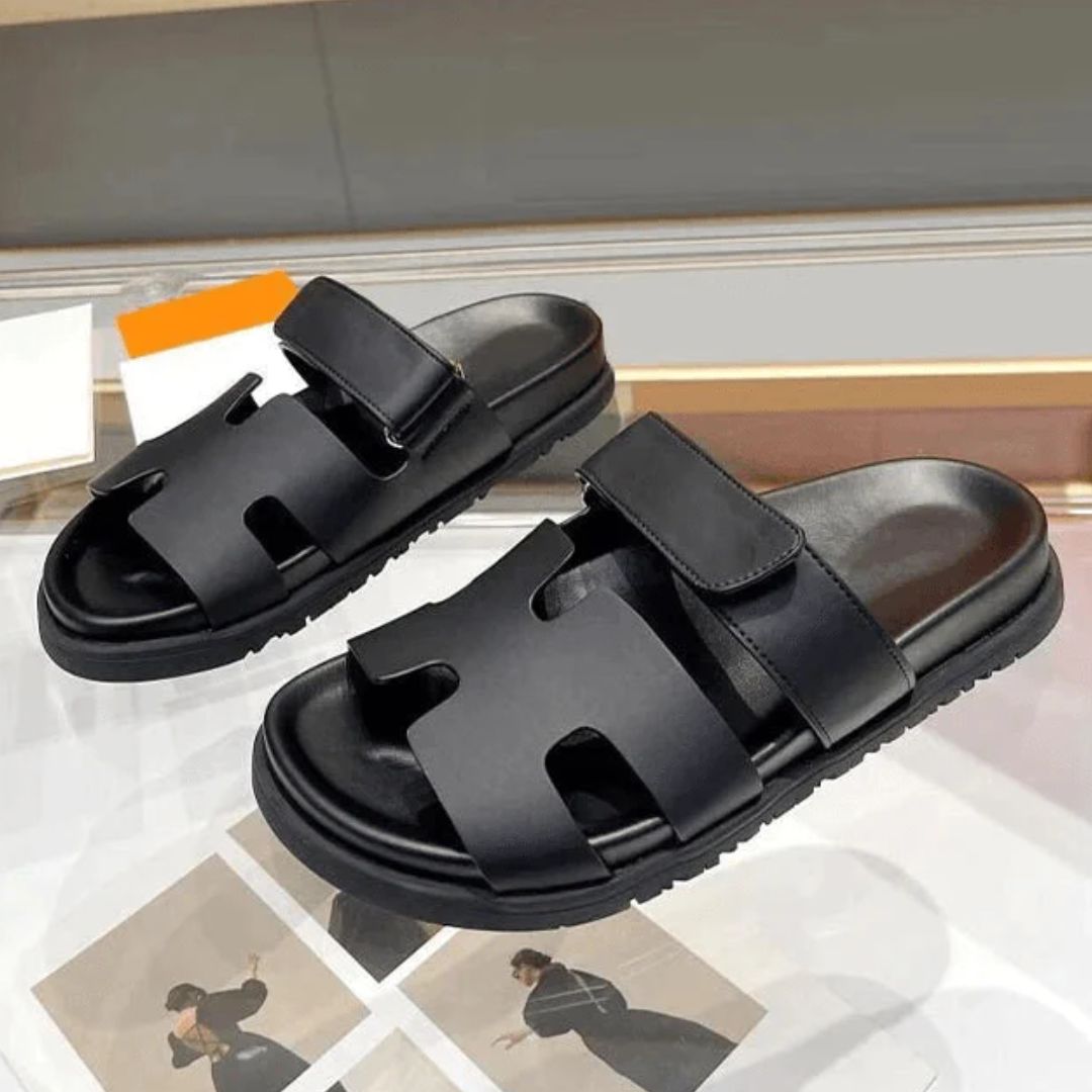Lilian Rome Sandals | Stylish & Comfortable-Black-4.5-State of Style