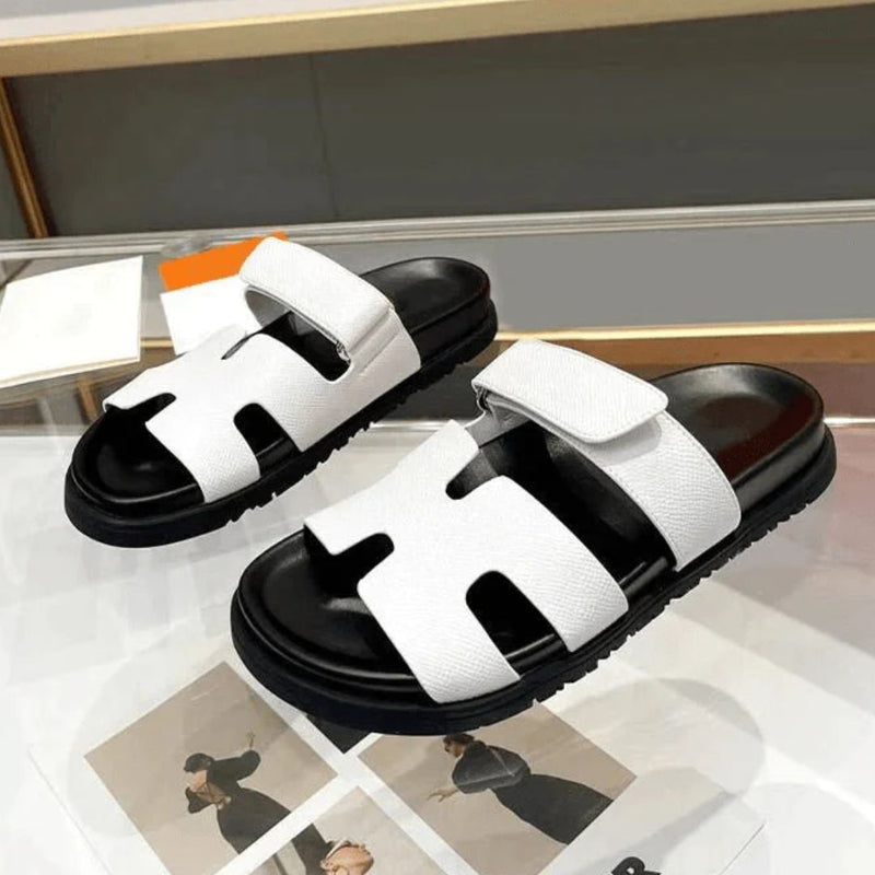 Lilian Rome Sandals | Stylish & Comfortable-White-4.5-State of Style