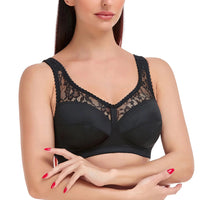 LillieBra | Full Coverage Bra for Women | Comfortable Support-B-12-Black-State of Style