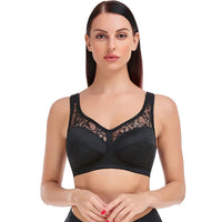 LillieBra | Full Coverage Bra for Women | Comfortable Support-B-12-Black-State of Style