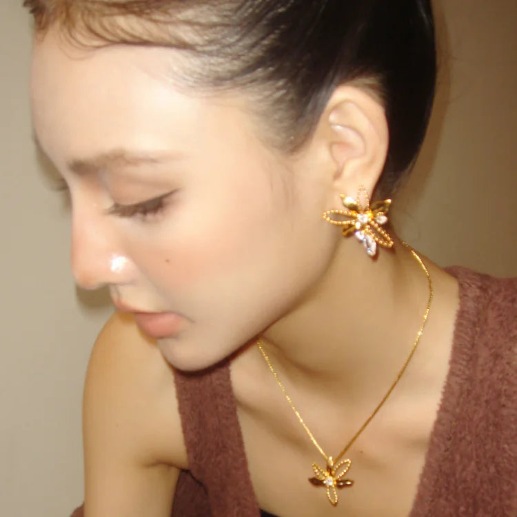 Lilypad Earrings - Floriana-State of Style