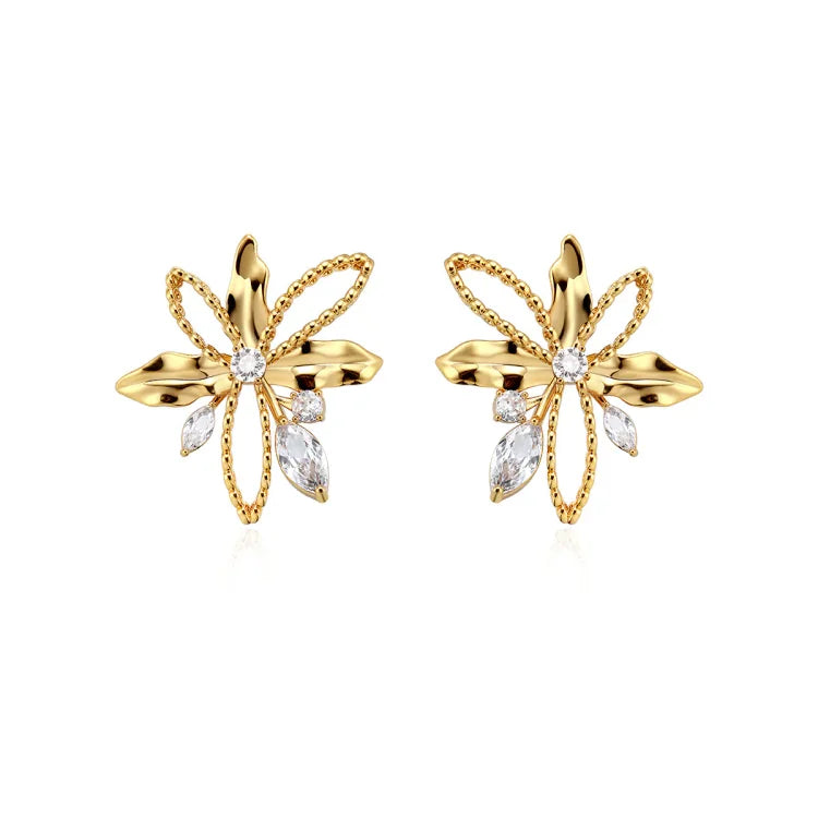 Lilypad Earrings - Floriana-State of Style