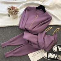 Lilysuit | Tracksuit for Women | Sporty Two-Piece Set-Lavender-State of Style