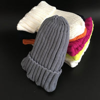 LimasHat | Knitted Women's Hat | Warm Winter Beanie-Grey-Children's size-State of Style