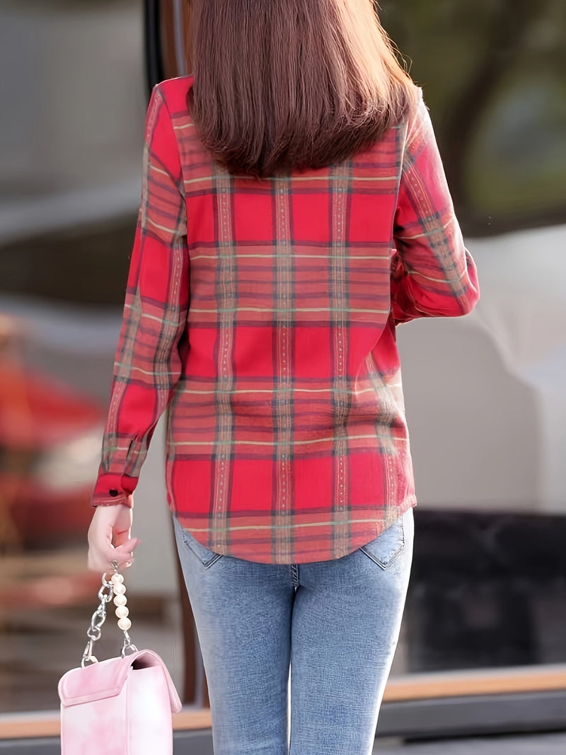 Lined Casual Ladies’ Blouse - Nora-Mixed Colour-XS-State of Style