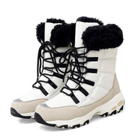 Lined Warm Women's Snow Boots - Eva-Black-5-State of Style
