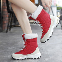 Lined Warm Women's Snow Boots - Eva-Black-5-State of Style