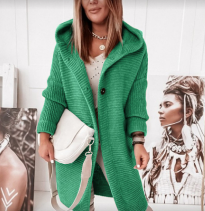 LinekeVest | Vest for Women | Stylish Sleeveless Jacket-Green-L-State of Style