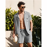 Linen Men's Summer Set – Jairo-Gray-S-State of Style