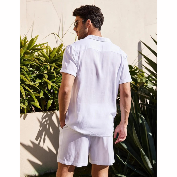 Linen Men's Summer Set – Jairo-White-S-State of Style